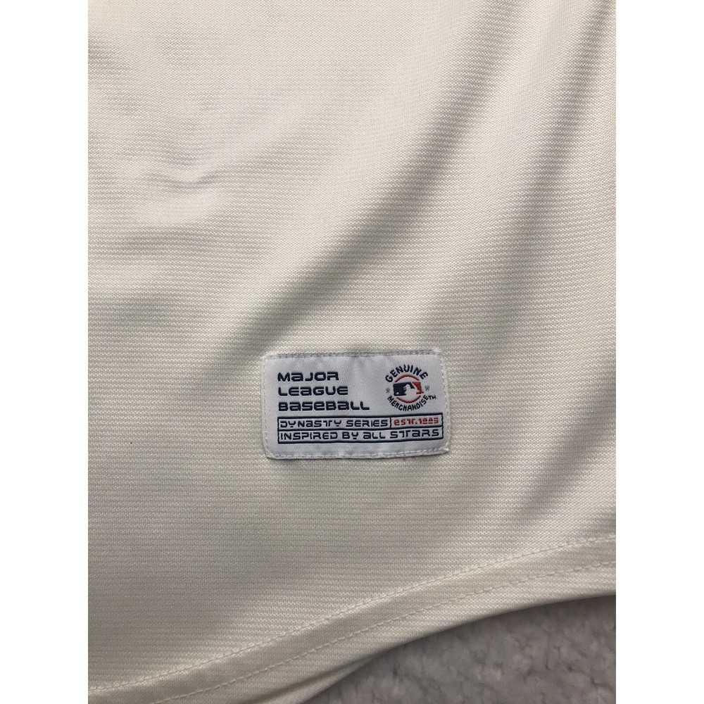 Texas Rangers Jersey Mens 2XL (50-52) White Buttons MLB Baseball Dynasty RARE - Picture 6 of 14